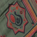 Olive Green Malai Fancy Saree (5)
