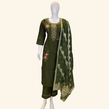 Olive Straight Cut Dress (1)