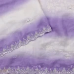 ombré Satin Organza Saree (3)
