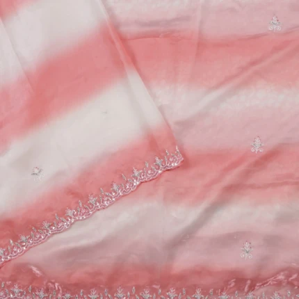 ombré Satin Silk Saree (3)