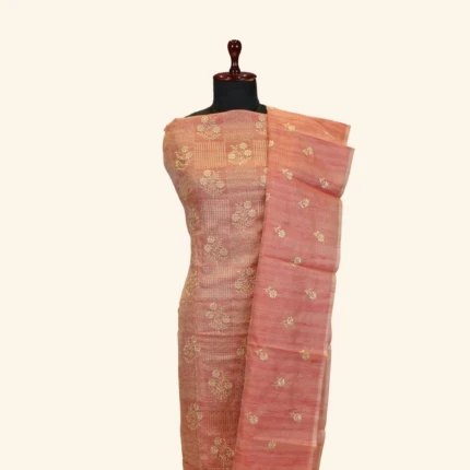 Orange Kota Dress Material (3)