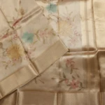 Organza Golden Floral Saree (2)