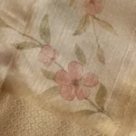 Organza Golden Floral Saree (5)