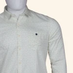 Pale Cream Abstract Printed shirt (3)
