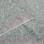Pale Green Glass Tissue Saree (3)