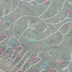 Pale Green Glass Tissue Saree (5)