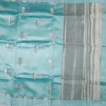 Pastel Blue Soft Tussar Saree (2)