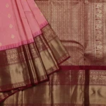 Peach Kanchi Pattu Saree (3)