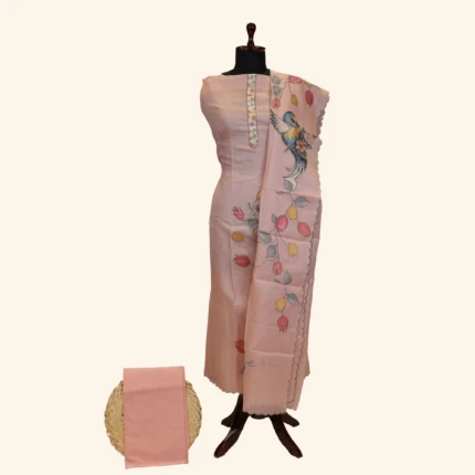 Peach Kota Dress Material (9)