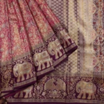 Peach Pink Kanchipuram Pattu Saree (3)