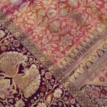 Peach Pink Kanchipuram Pattu Saree (5)