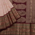 Peach Vintage Kanchi Pattu Saree (3)