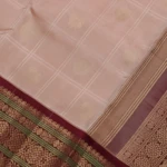 Peach Vintage Kanchi Pattu Saree (5)