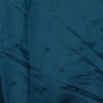 peacock blue Soft Chanderi Saree (4)