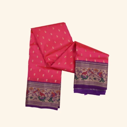 Pink Kanchi Pattu Saree (1)
