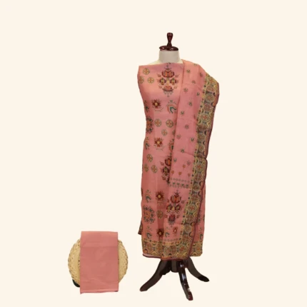 Pink Kota Dress Material (1)
