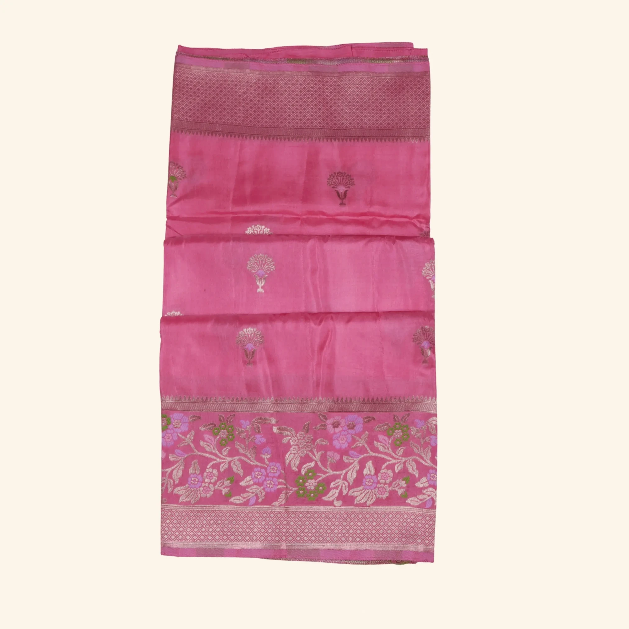 Pink Mashru Silk Saree (1) Pink Mashru Silk Saree (1)