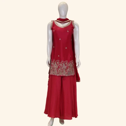 Pink Sharara Set (1)