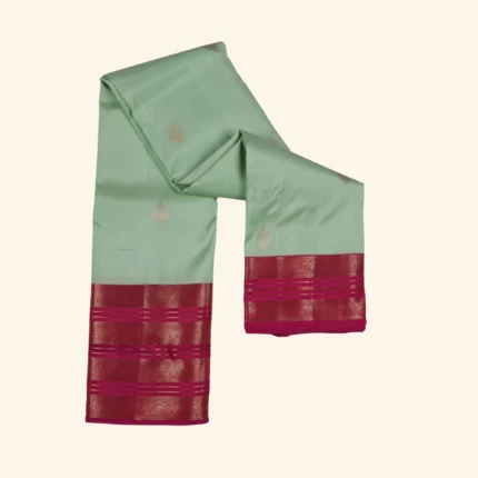 Pista Green Kanchi Pattu Saree (1)