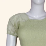 Pistachio Smocked Long Frock (9)