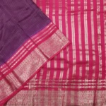 Purple Art Silk Saree (3)