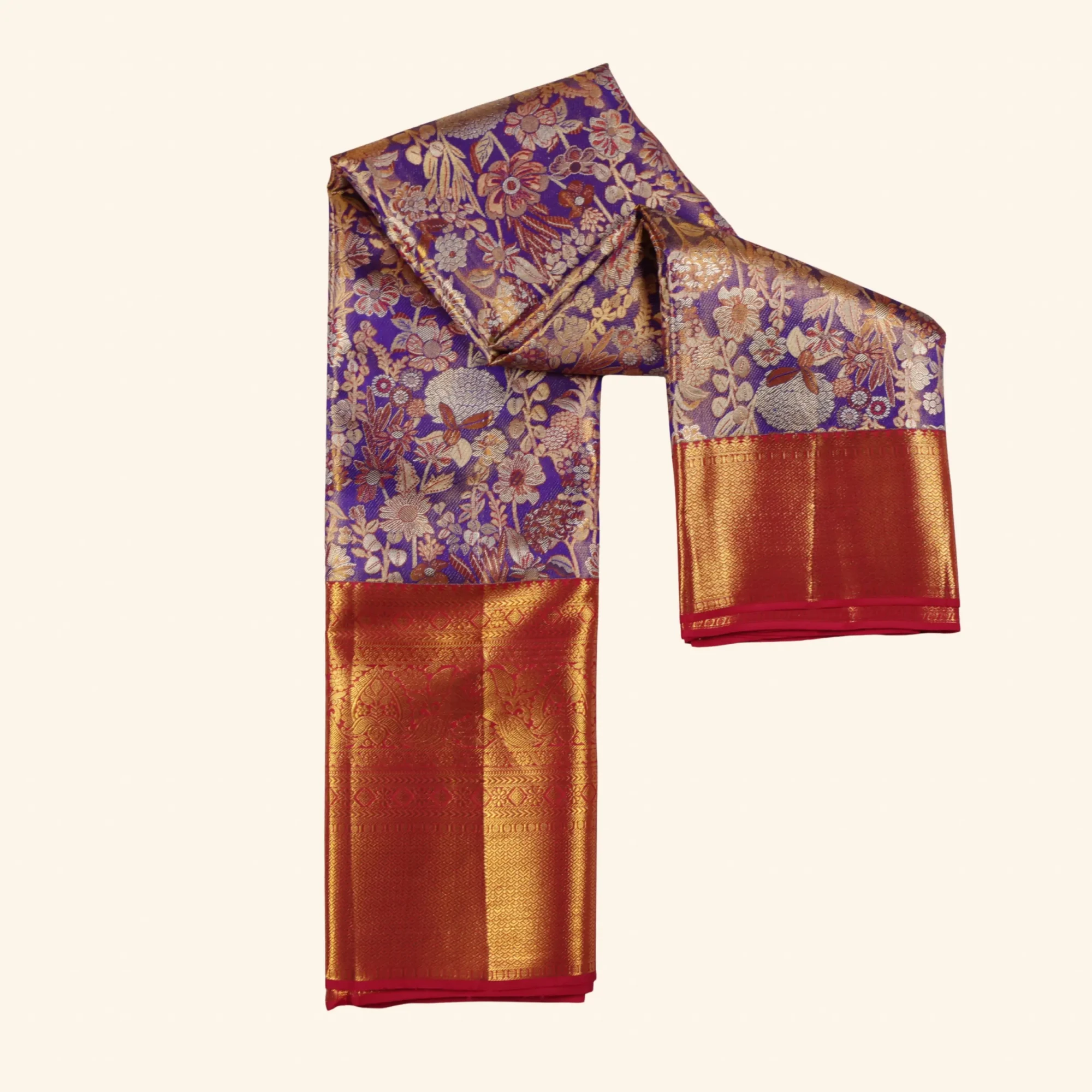 Purple Kanchipuram Pattu Saree (1) Purple Kanchipuram Pattu Saree (1)