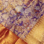 Purple Kanchipuram Pattu Saree (5)