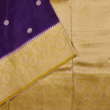 Purple Mashru Silk Saree (3)