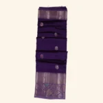 Purple Raw Silk Saree (1)