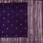 Purple Raw Silk Saree (2)