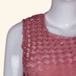 Rose Gold Embellished Long Frock (5)