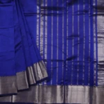Royal Blue Handloom Mangalagiri Saree (2)