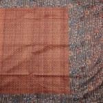 Rust Brown Ikat Pattern Saree (4)