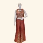 Rust Orange Sharara Set (1)