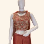 Rust Orange Sharara Set (2)