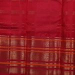 Sea Blue Multi Toned Kanchi Vitage Saree (4)