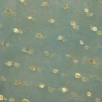 Sea Green Embroidered Tissue Work Saree (5)