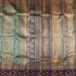 Sea Green Kanchi Pattu Saree (2)