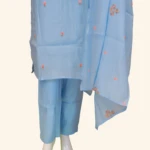 Sky Blue Straight Cut Dress (3)
