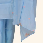 Sky Blue Straight Cut Dress (4)