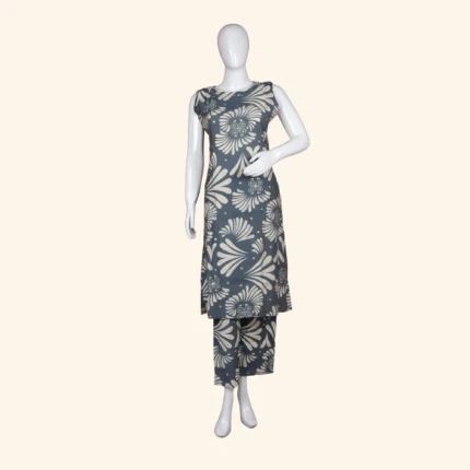 Slate Grey Floral Co-Ord Set (1)