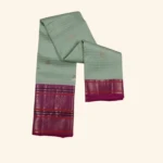 Teal Green Kanchi Pattu Saree (1)