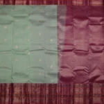 Teal Green Kanchi Pattu Saree (2)