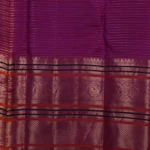 Teal Green Kanchi Pattu Saree (4)