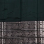 Turquoise Blue Elephant & Peacock Motif Mangalagiri Saree (4)