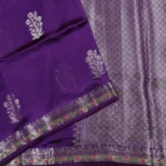 Voilet Green Mango Fancy Saree (3)