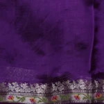 Voilet Green Mango Fancy Saree (4)