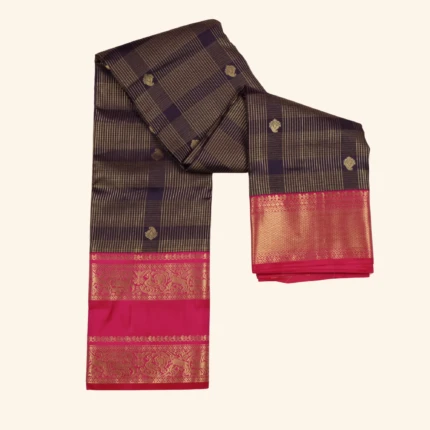 Voilet Kanchipuram Pattu Saree (1)