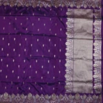 Voilet Katan Banaras Saree (2)