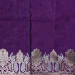 Voilet Katan Banaras Saree (4)